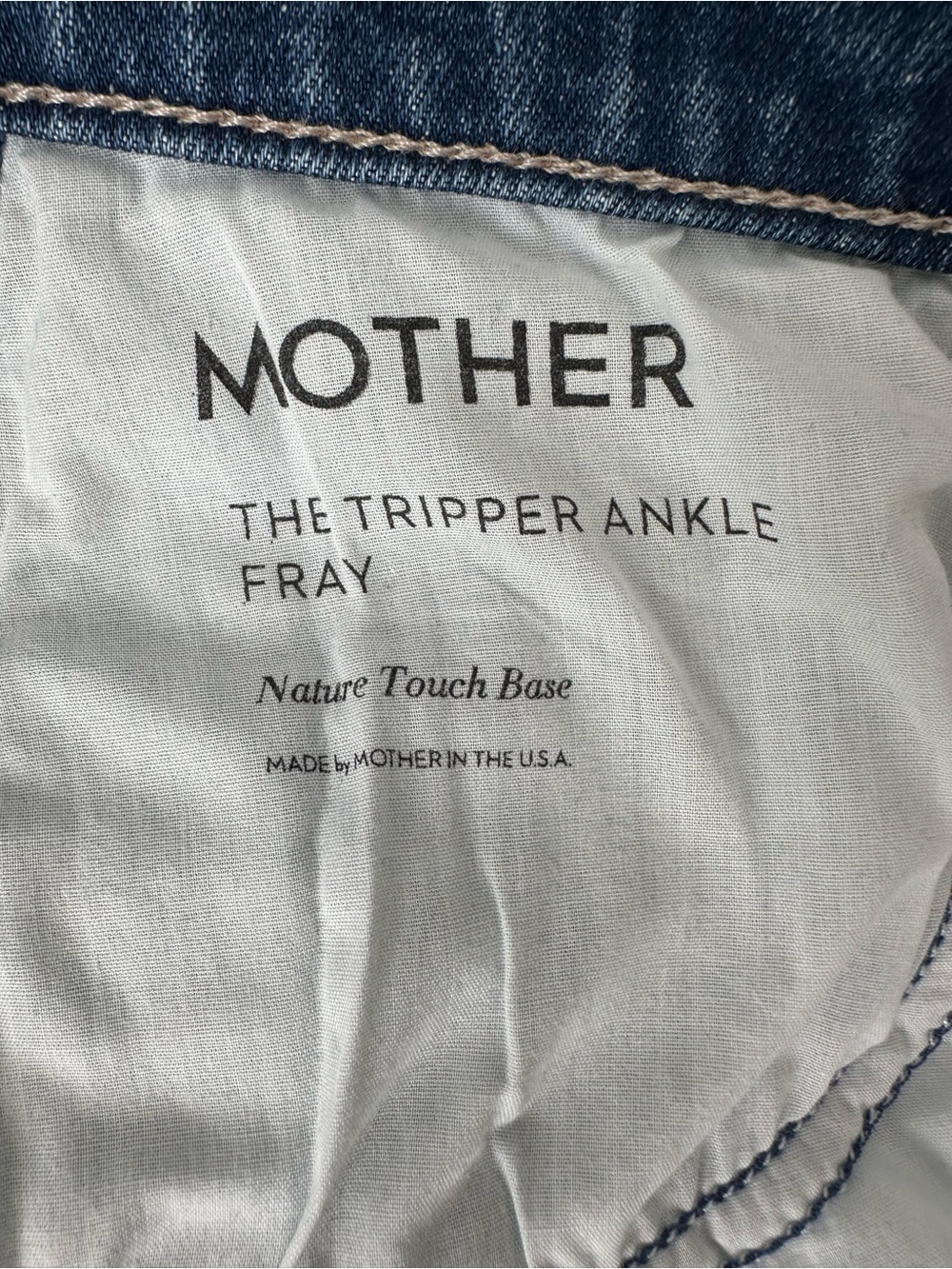 MOTHER The Tripper Ankle Fray Jeans in Light Blue - Picture 4 of 8